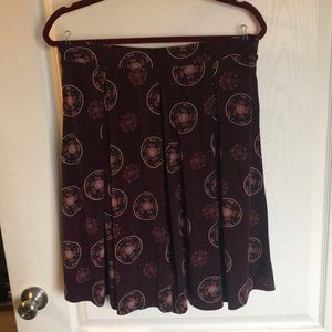 Burgundy LulaRoe Skirt
